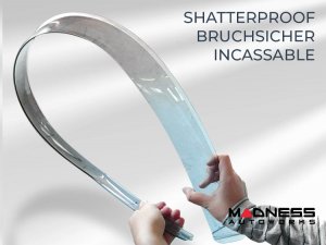 Alfa Romeo Giulia Side Window Air Deflectors - Smoked - Front + Rear Set - Farad